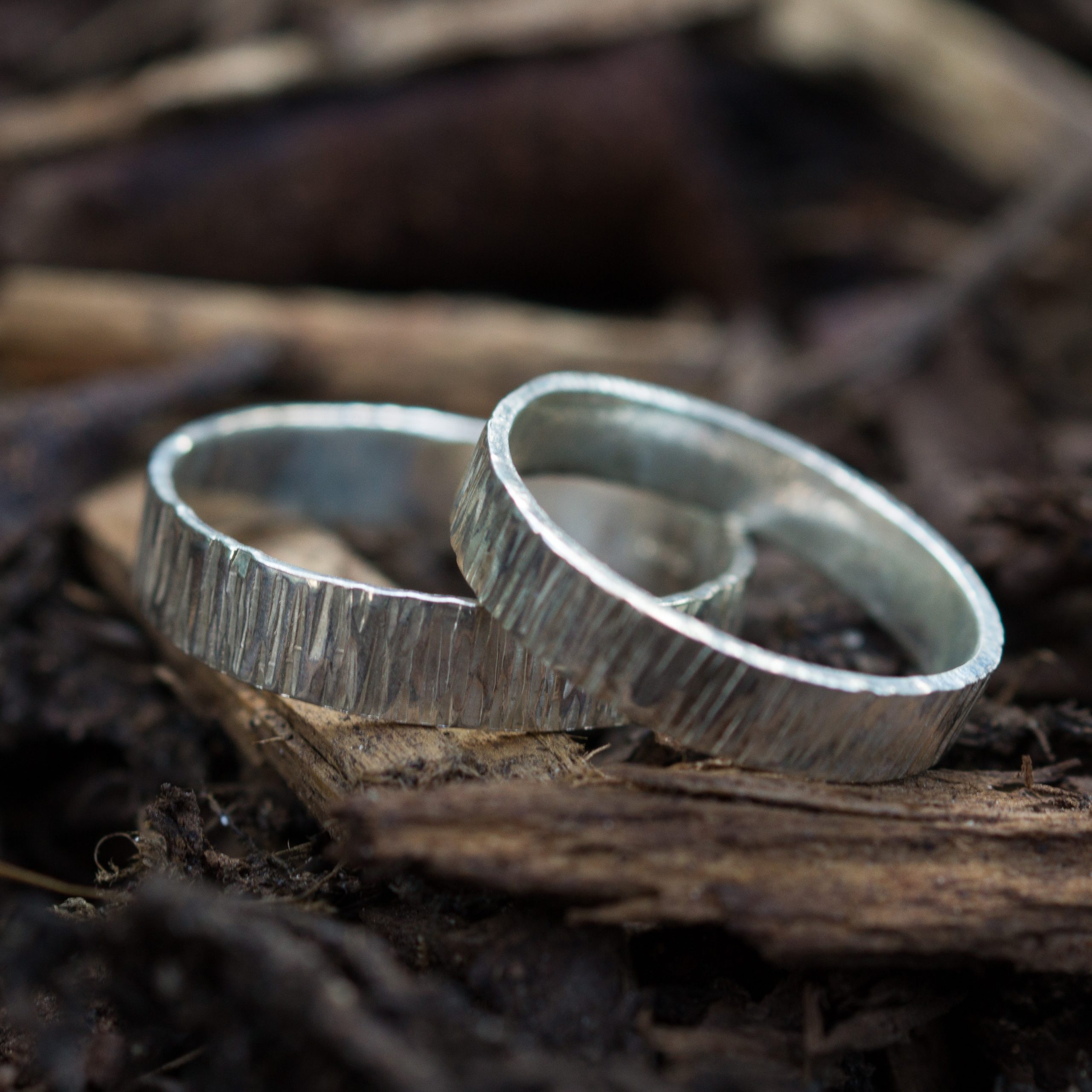 The Blacksmith Ring | Men's Rustic Hammered Wedding Band – Northern Royal,  LLC