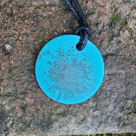 Anodized Aluminium Pendant (1) (Small)