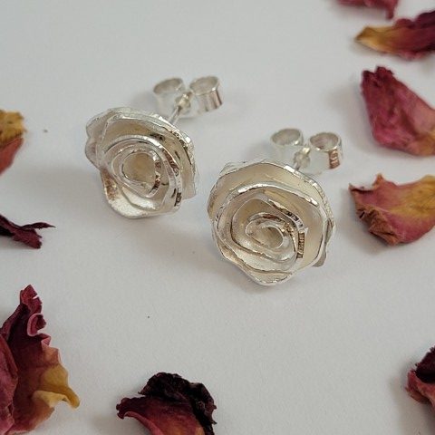 Rose Earrings and Pendant (12) (Small) Rose Earrings and Pendant (12) (Small)
